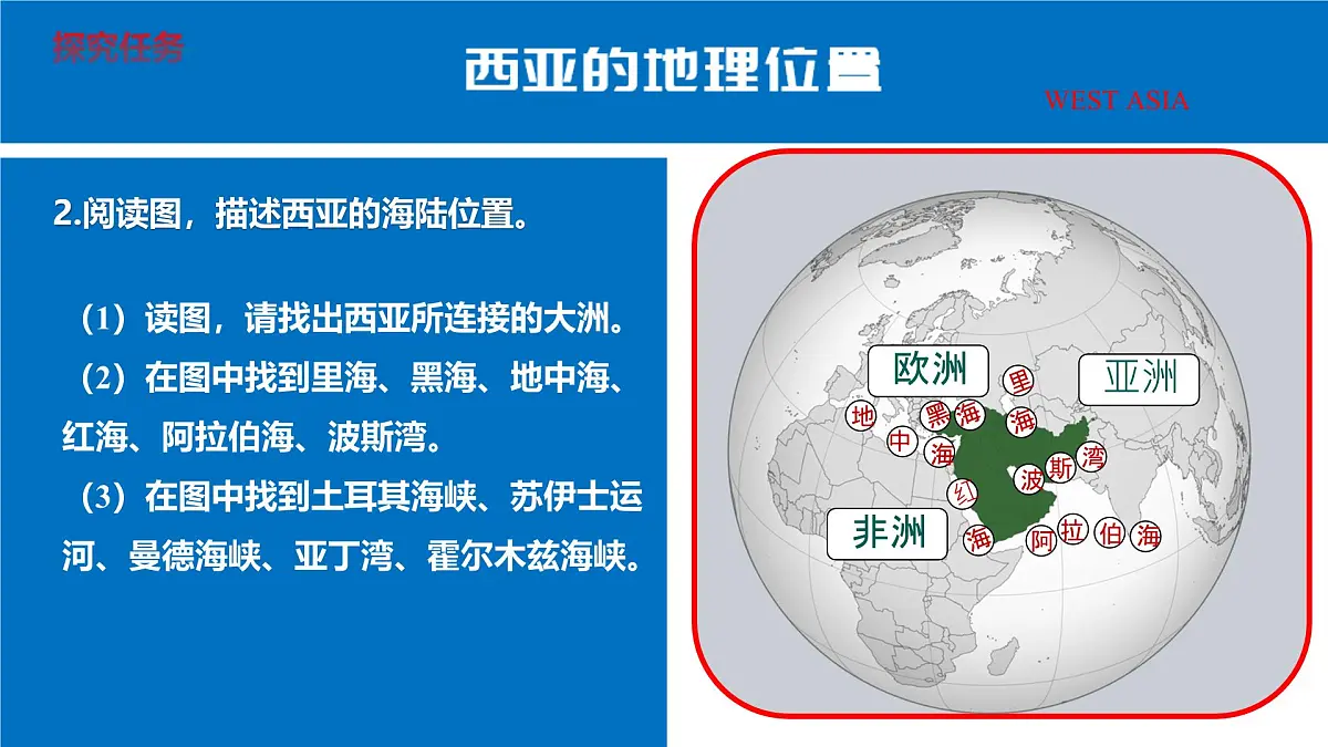 初中 地理 人教版（2024） 七年级下册(2024) 第九章第一节 西亚 课件第8页