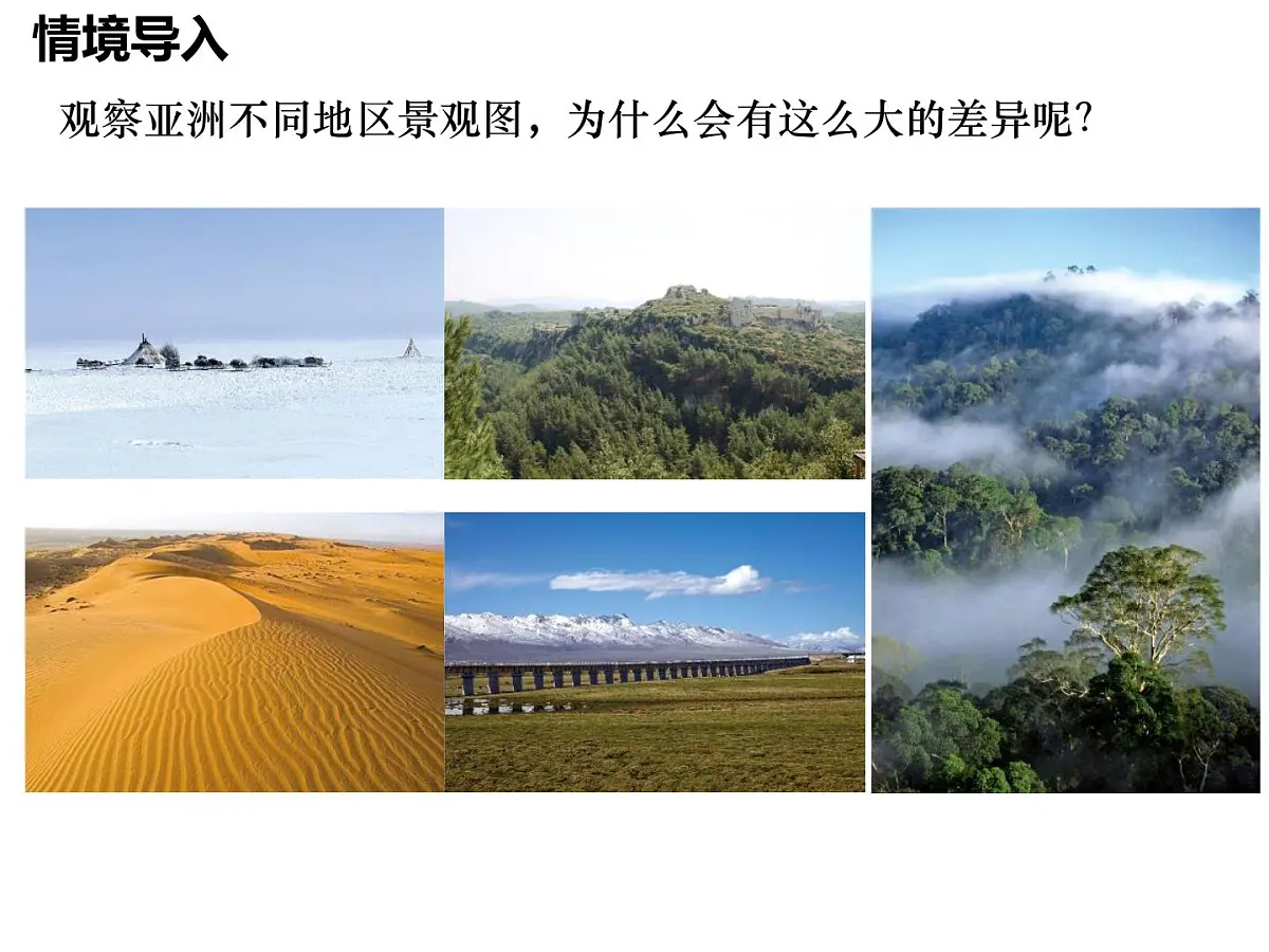 初中 地理 人教版（2024） 七年级下册(2024) 第七章第一节 自然环境 课件第2页
