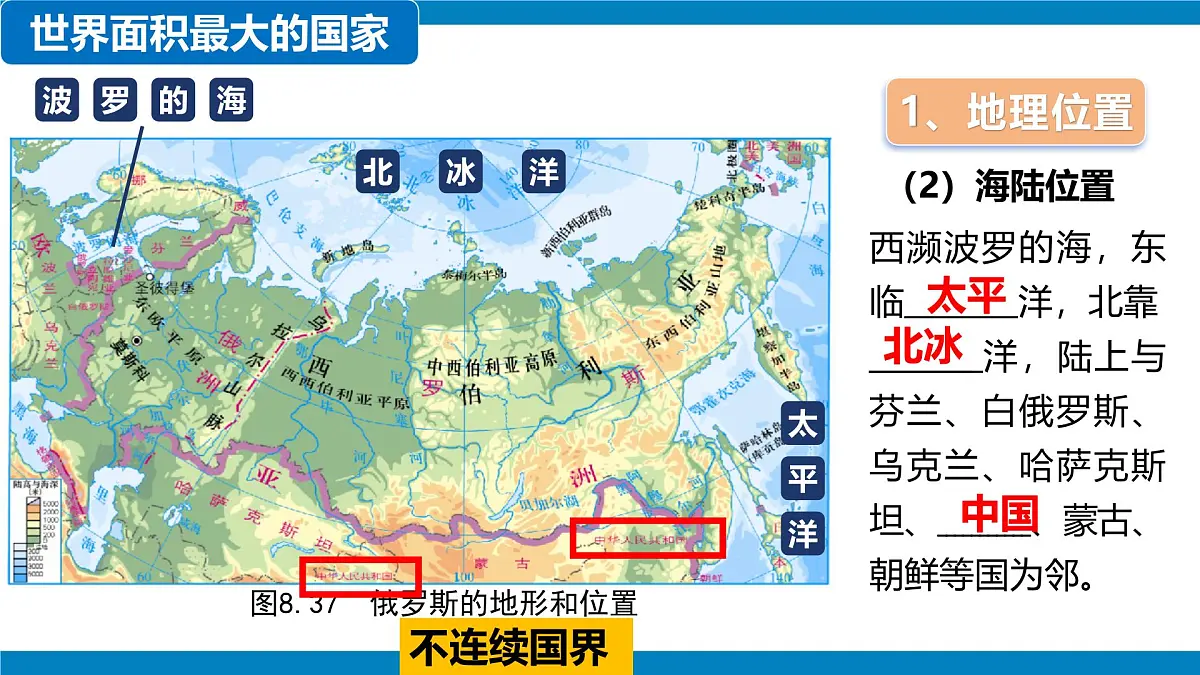8.4俄罗斯 第一课时课件-2024-2025学年地理人教版七年级下册第6页