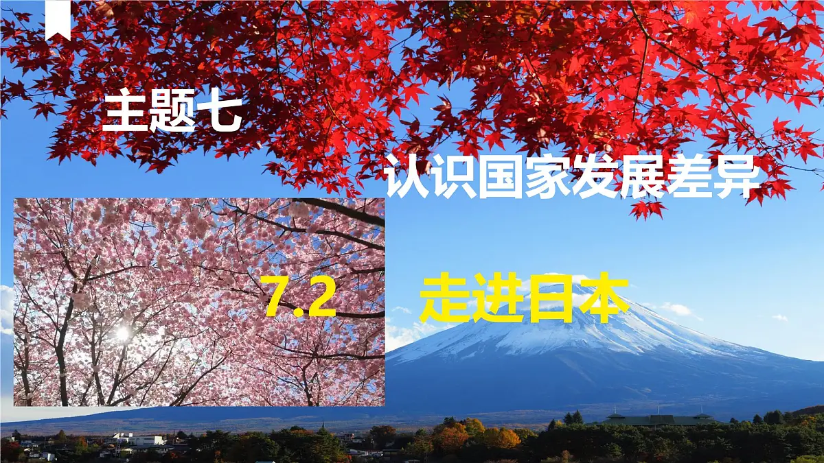 7.2 走进日本 课件 2025学年七年级地理下学期晋教版（2024）第1页