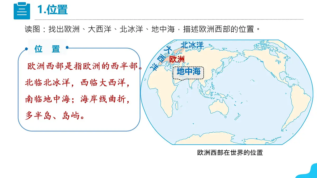 初中地理人教版（2024）七年级下册9.2 欧洲西部 课件第4页
