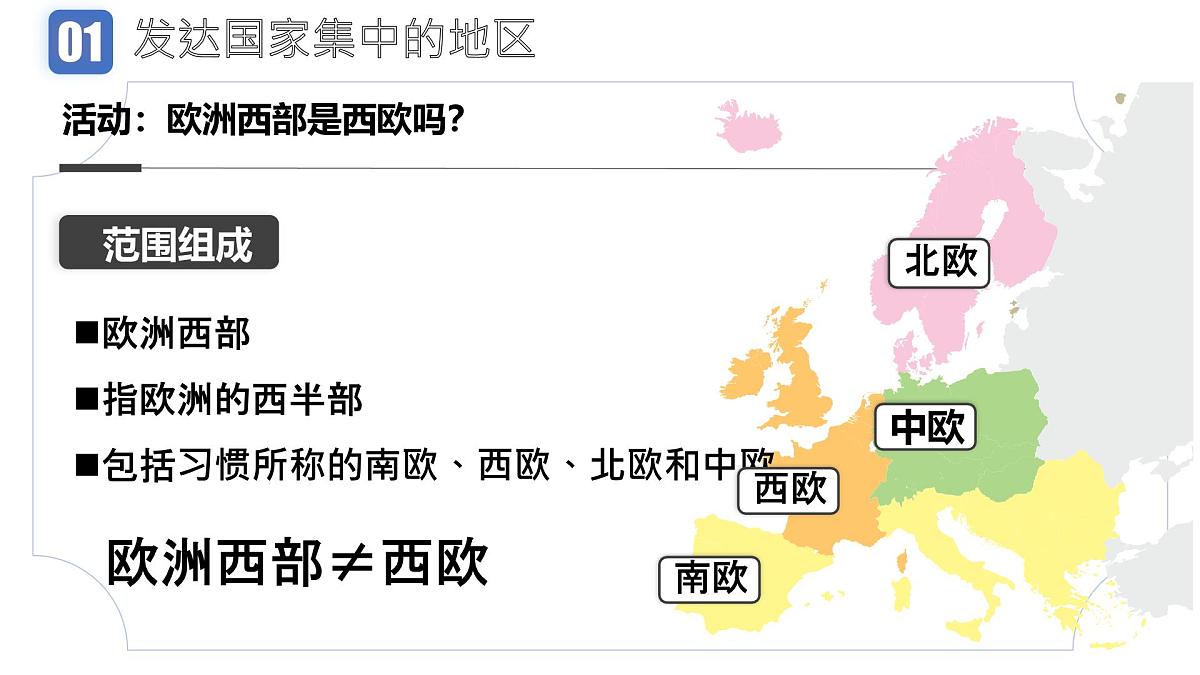 初中地理人教版（2024）七年级下册9.2 欧洲西部 课件第4页
