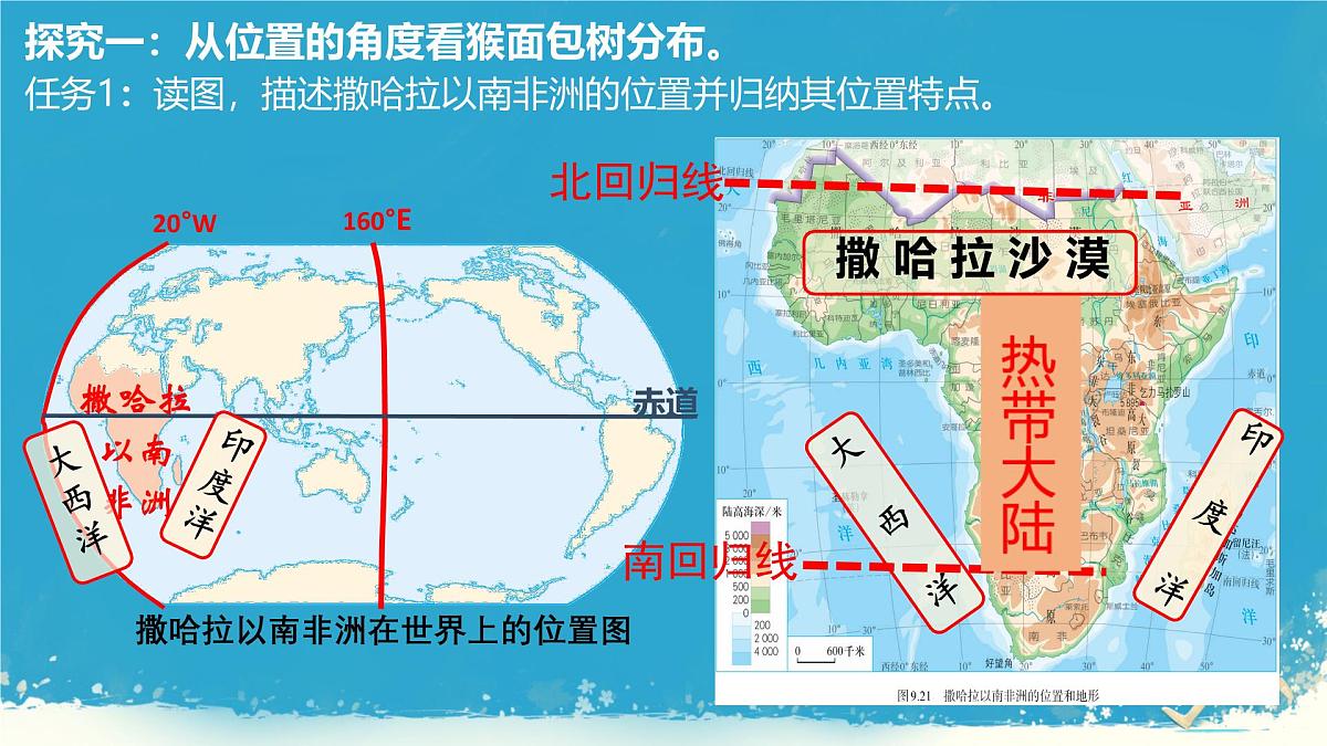 初中地理人教版（2024）七年级下册9.3 撒哈拉以南非洲1 课件第3页