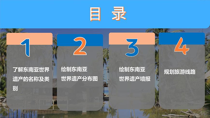 初中地理人教版（2024）七年级下册【跨学科主题学习】认识东南亚的世界遗产 课件第4页