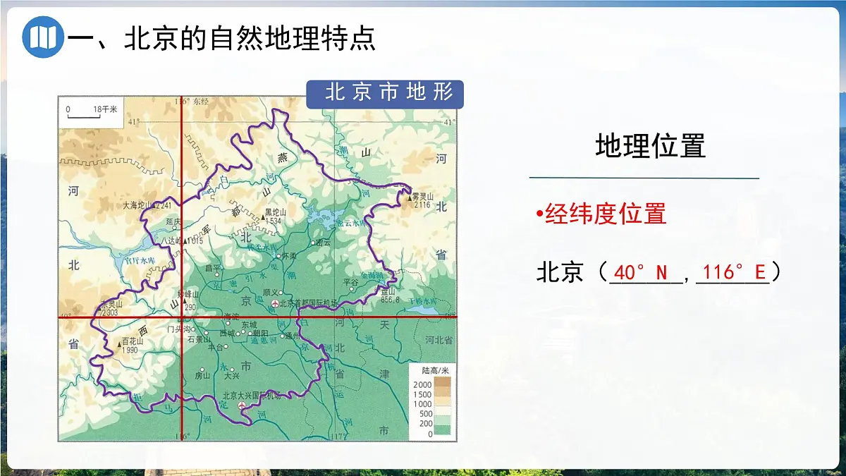 初中地理中图版（2024）七年级下册7.1 首都北京 课件第4页
