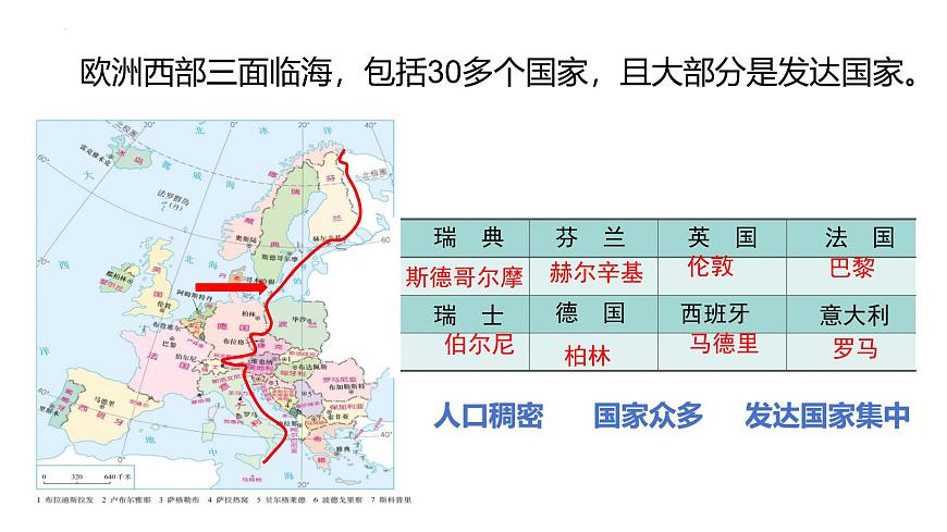 初中地理粤教粤人版（2024）七年级下册8.1 欧洲西部 课件第7页