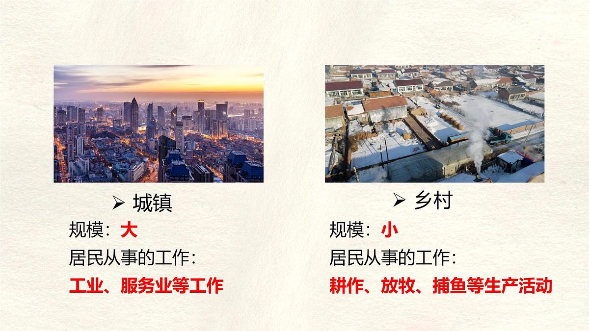 5.2 城镇与乡村 课件 人教版（2024）七年级上册地理 (6)第5页