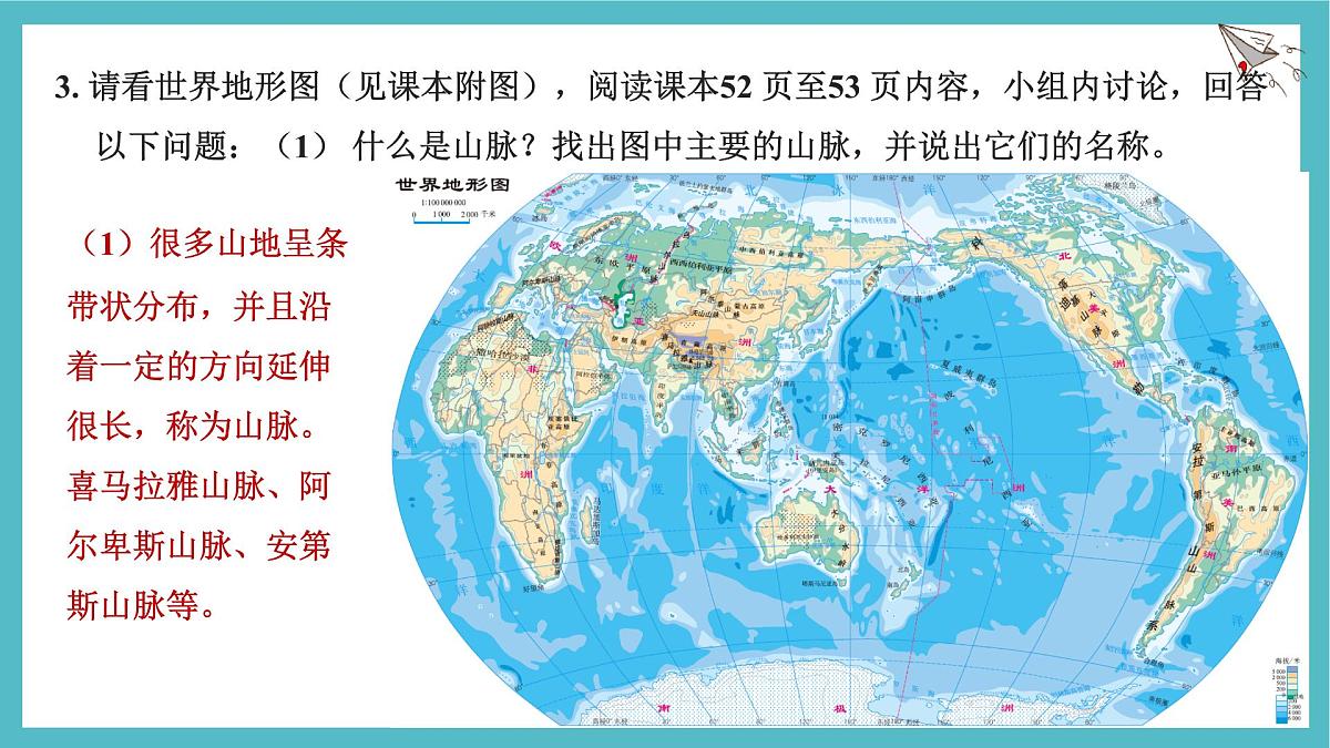 3.2 世界的地形 课件人教版（2024）地理七年级上册第7页