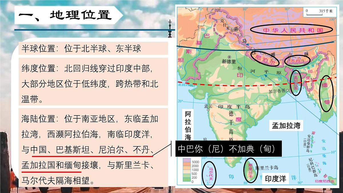 7.4 了解印度（第一课时）（课件）2025学年七年级地理下册晋教版第6页
