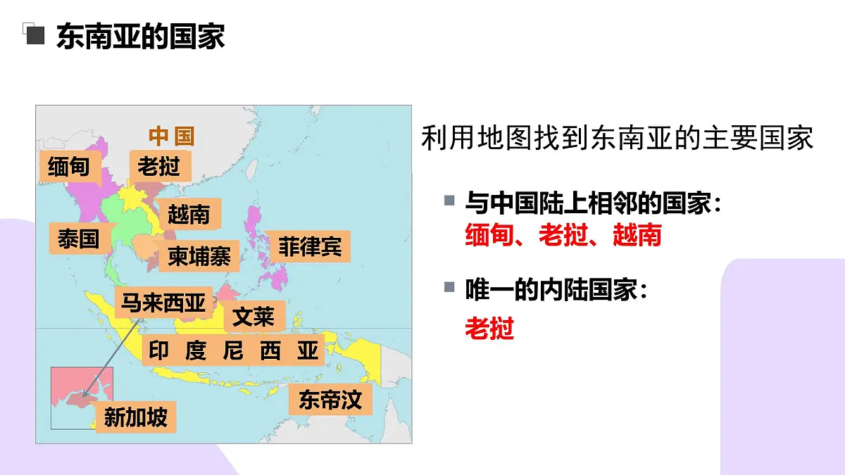 第七章 认识地区(东南亚 西亚)（串讲课件） 2025学年七年级地理下学期期中考点大串讲中图版北京第4页