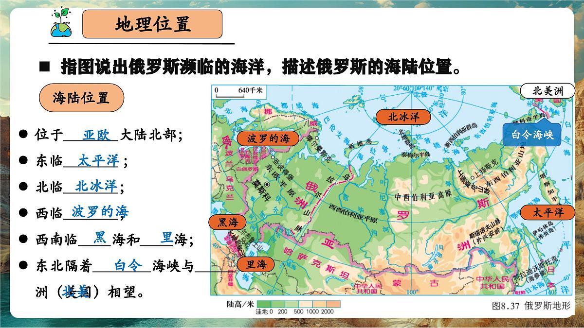 【新教材核心素养】商务星球版地理七年级下册8.3.1 俄罗斯（课时1）（课件）第8页