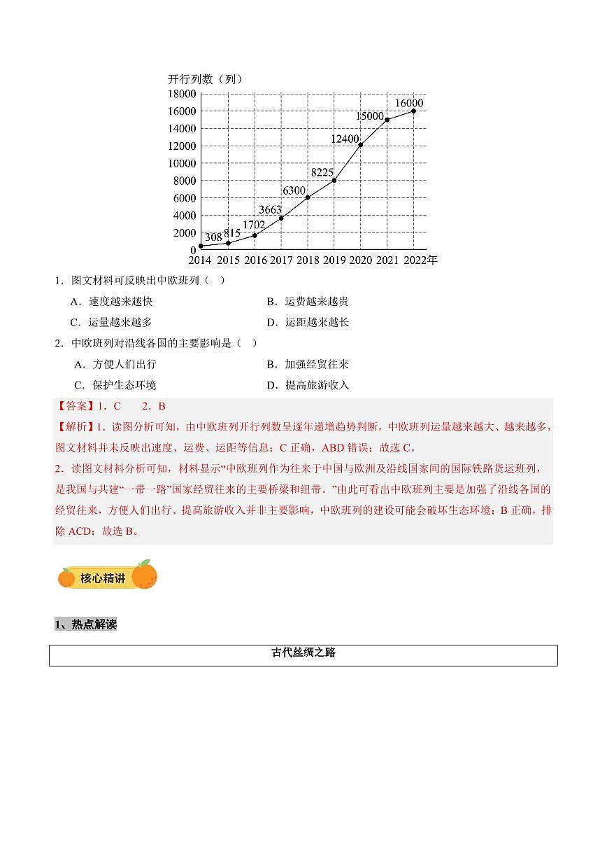 专题09 世界重点、热点区域(讲练)(解析版)第3页