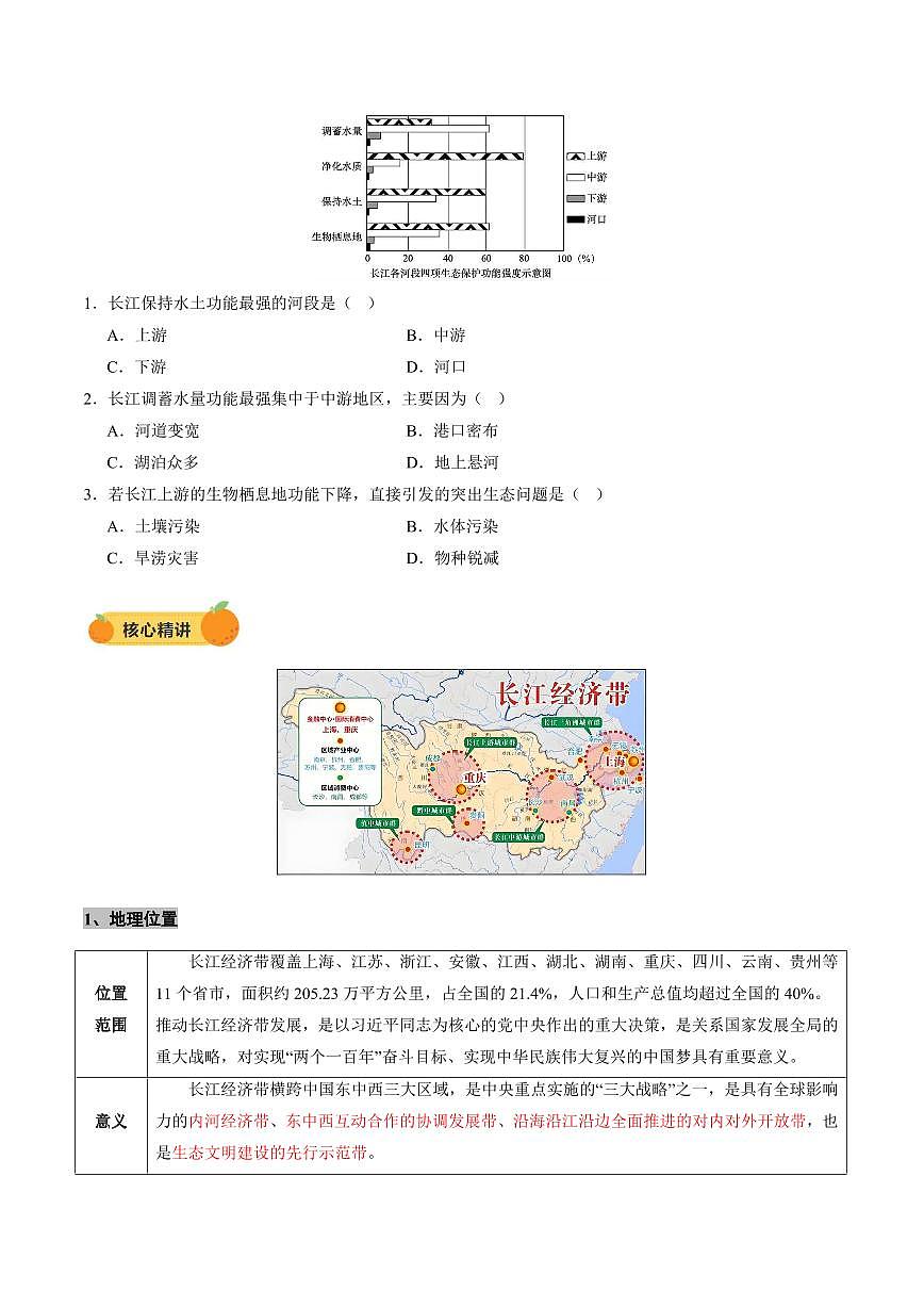 专题10 中国重点、热点区域(讲练)(原卷版)第3页