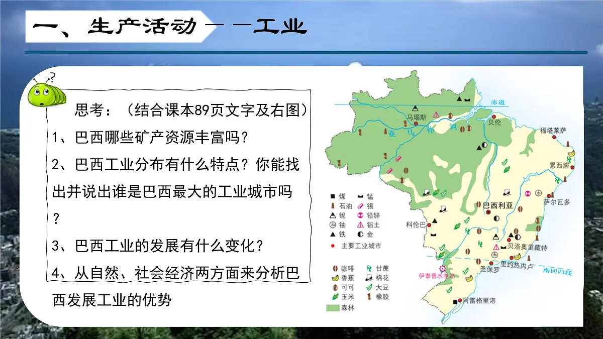 7.5 探索巴西（第二课时）（课件）2025学年七年级地理下册晋教版第8页