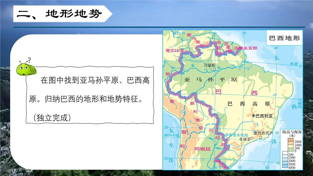 7.5 探索巴西（第一课时）（课件）2025学年七年级地理下册晋教版第7页