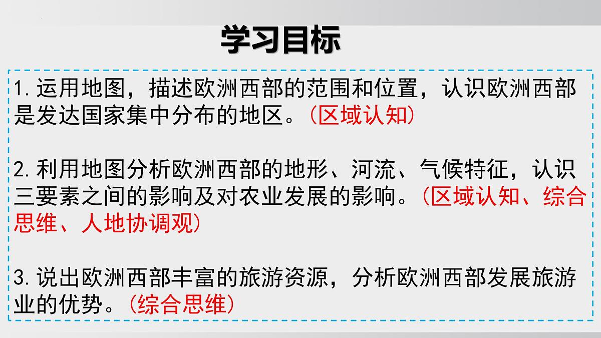 人教版七年级地理下册9.2《欧洲西部》课件第3页
