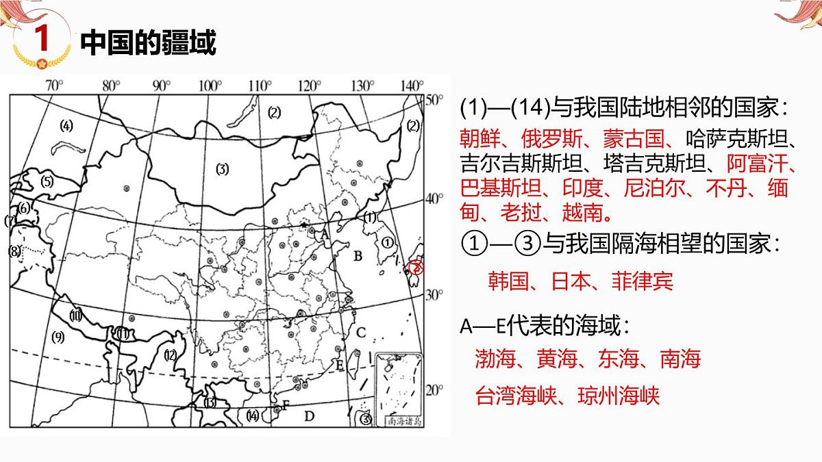 专题17 填图专练-中国地理部分 备战2025年中考地理二轮专题复习课件第4页