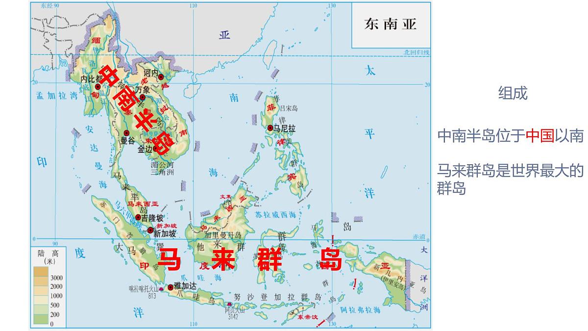 6.2+东南亚+复习+课件-2024-2025学年七年级地理下学期粤人版（2024）第2页