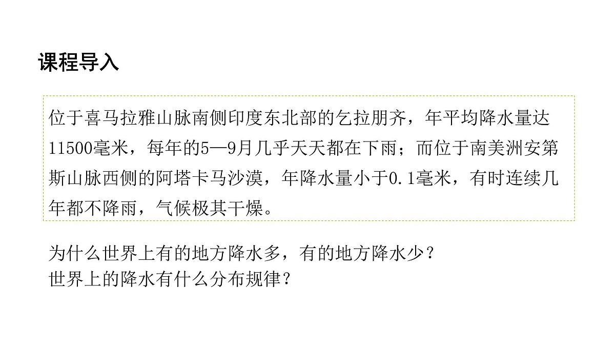 4.3降水的变化与分布 课件 2024-2025学年人教版地理七年级上册第3页