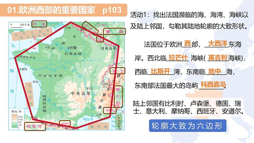 9.4法国+课件-2024—2025学年七年级地理下学期湘教版(2024)第5页