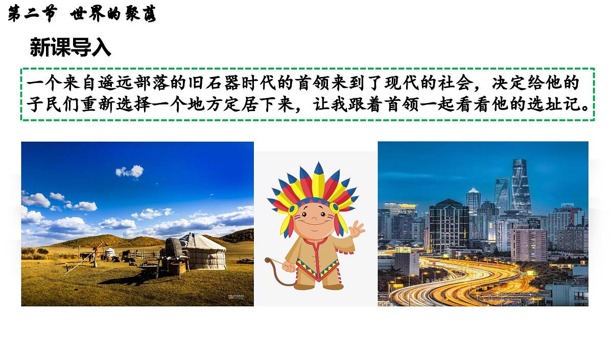 初中地理 湘教版2024七年级上册4.2+世界的聚落+课件第3页