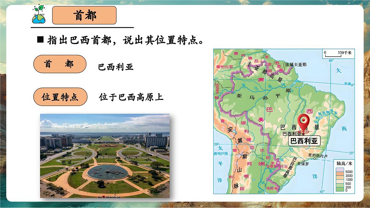 【新教材核心素养】商务星球版地理七年级下册8.6.1 巴西（课时1）（课件）第7页