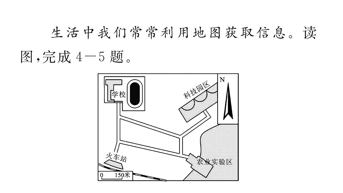 初中地理 人教版（2024）七年级上册2.1 地图的阅读 习题课件 有答案第7页