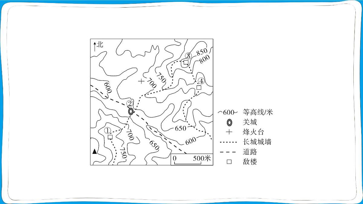 初中地理 人教版（2024）七年级上册第二章第二节 地形图的判读 训练课件有答案第8页