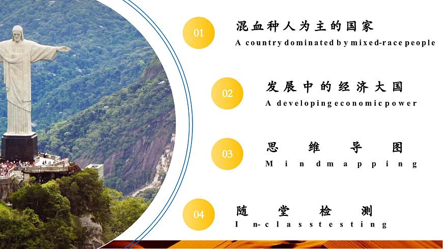 10.2.1 巴西（第1课时 混血种人为主和发展中的经济大国）（课件）第3页