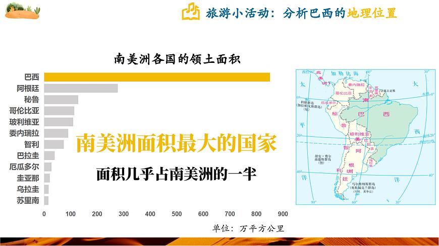 10.2.1 巴西（第1课时 混血种人为主和发展中的经济大国）（课件）第7页