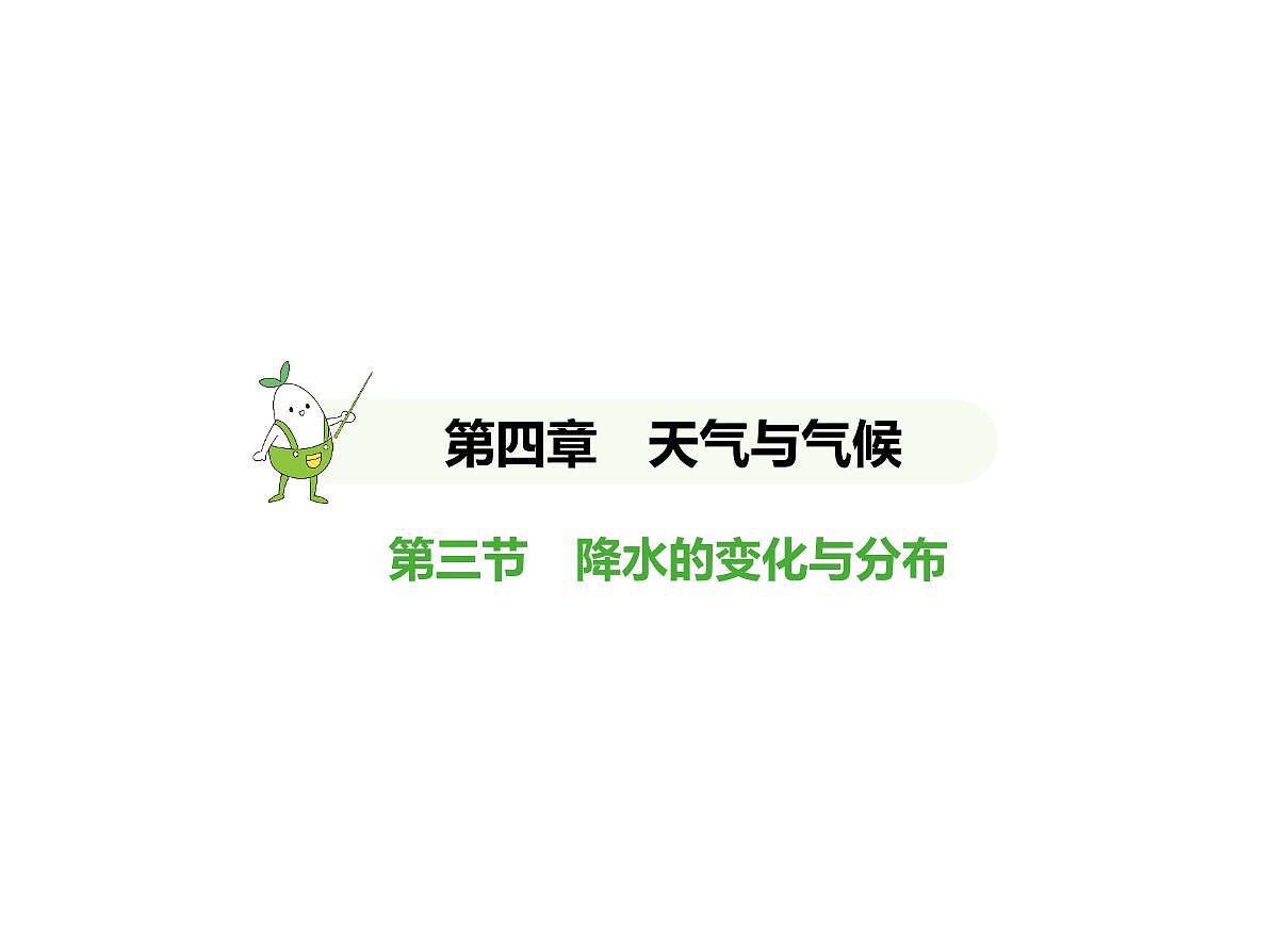 03-第三节　降水的变化与分布第1页