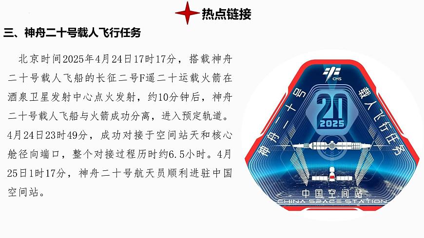 热点7+探月工程与航天科技 备战2025年中考地理三轮热点专题复习课件第4页