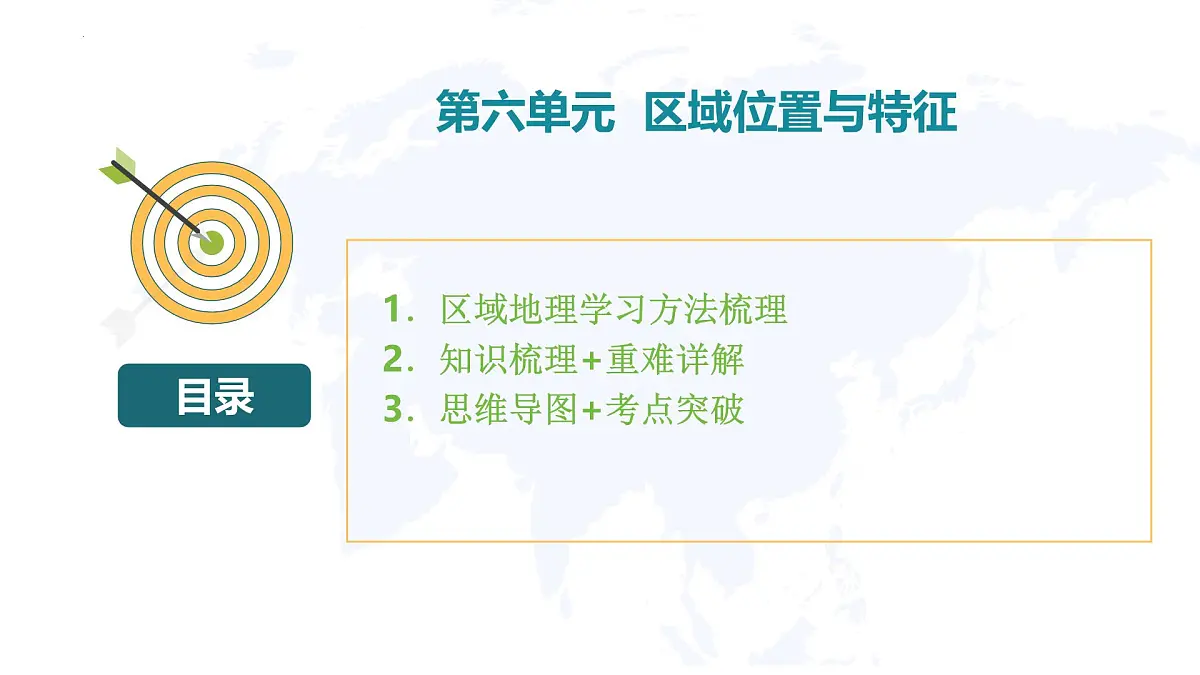 第六单元+区域位置与特征 2025学年七年级地理下学期期末考点大串讲（粤人版2024）课件第2页