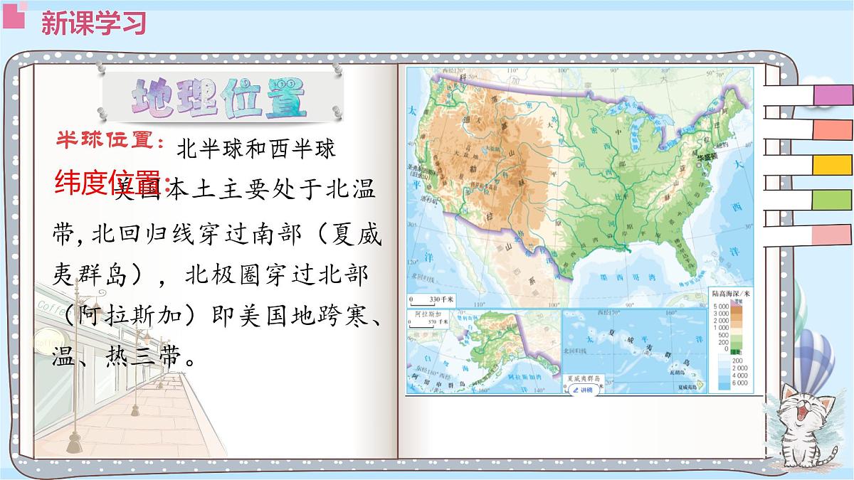 人教版七年级地理下册10.1《美国》课件第4页