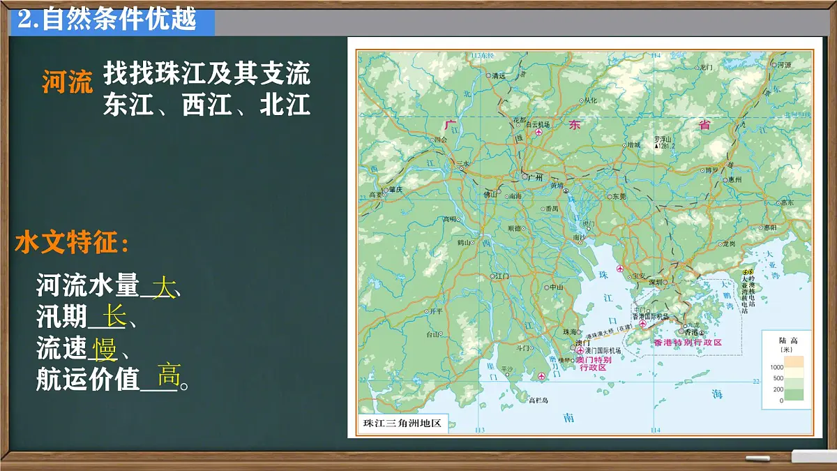初中 地理 中图版（2024）七年级下册7.5 珠江三角洲地区 课件第8页