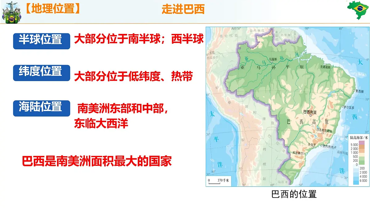 初中 地理 人教版（2024）七年级下册10.2 巴西 课件第4页