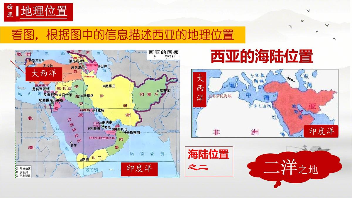 初中 地理 人教版（2024）七年级下册9.1 西亚第一课时 课件第8页