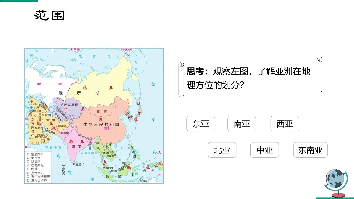 2024-2025学年晋教版地理七年级下册 5.1 归纳自然环境特征（第一课时）（课件）第7页