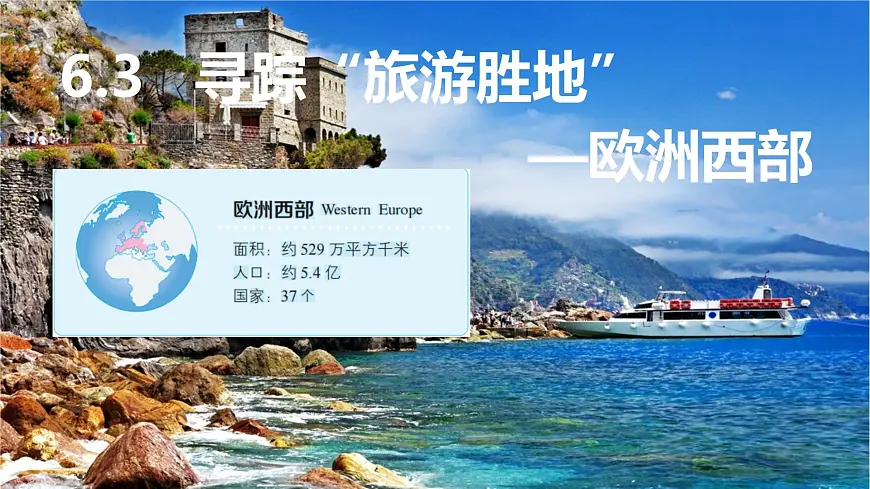2024-2025学年晋教版地理七年级下册 6.3寻踪“旅游胜地”——欧洲西部课件第2页