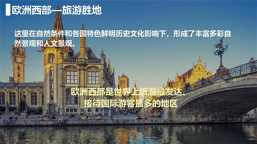 2024-2025学年晋教版地理七年级下册 6.3寻踪“旅游胜地”——欧洲西部课件第7页
