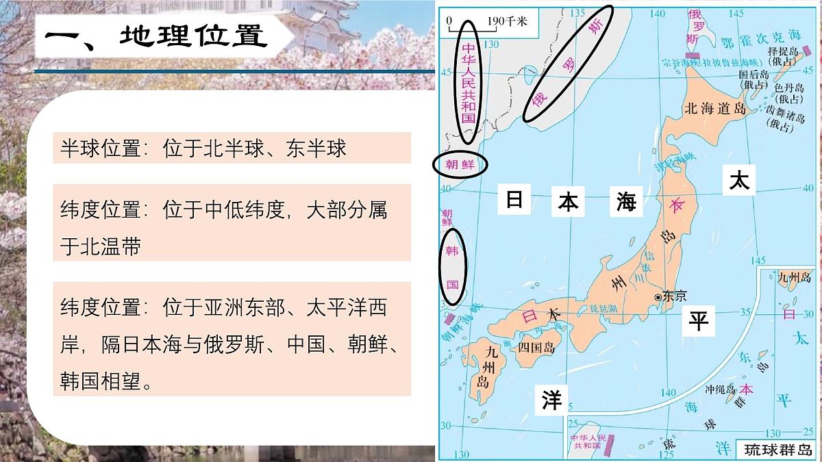 2024-2025学年晋教版地理七年级下册 7.2 走近日本（第一课时）（课件）第6页