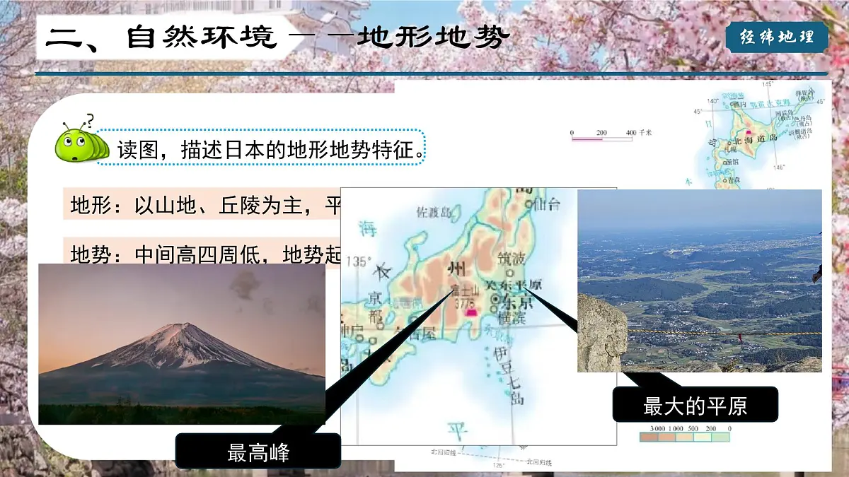 2024-2025学年晋教版地理七年级下册 7.2 走近日本（第一课时）（课件）第7页