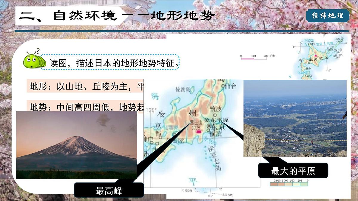 2024-2025学年晋教版地理七年级下册 7.2 走近日本（第一课时）（课件）第7页