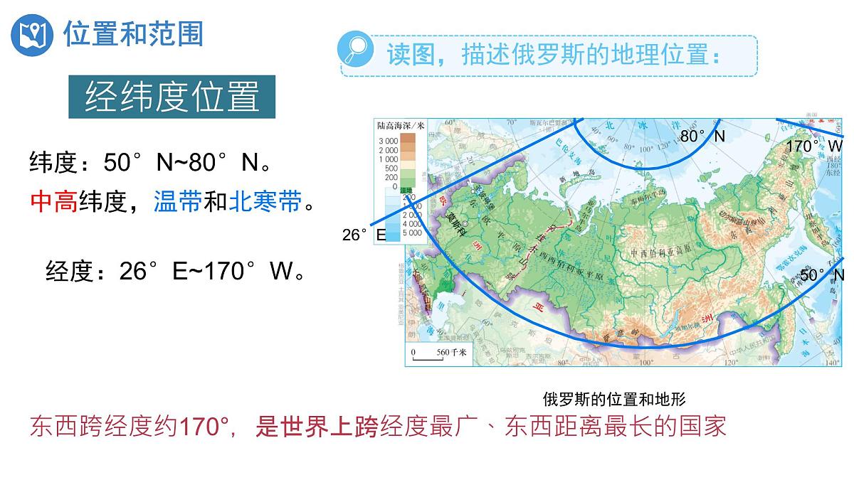 初中 地理 人教版（2024）七年级下册8.4 俄罗斯第1课时 课件第6页