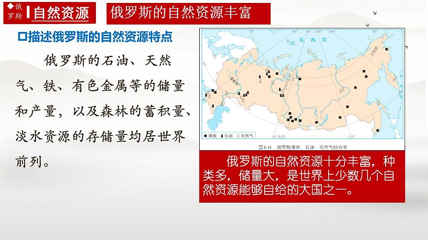 初中 地理 人教版（2024）七年级下册8.4 俄罗斯第二课时 课件第4页