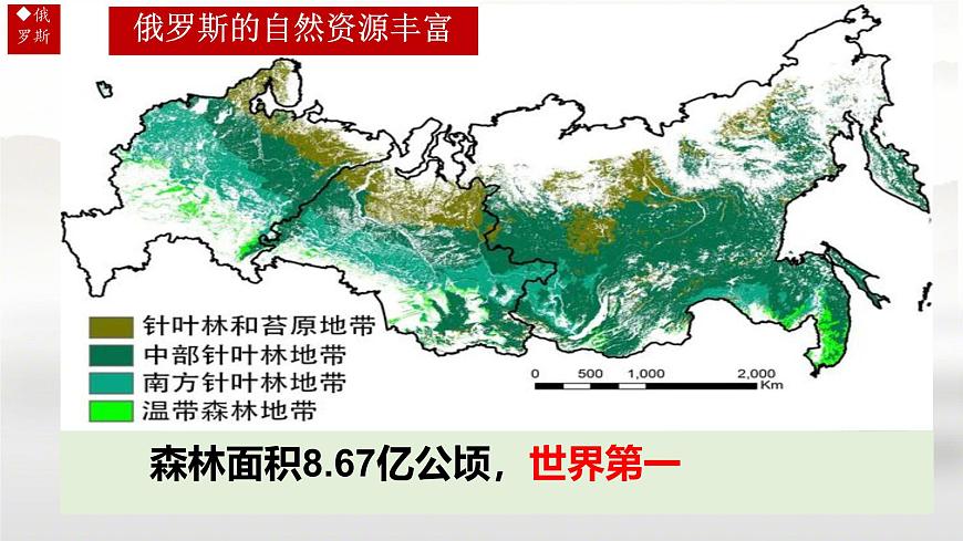 初中 地理 人教版（2024）七年级下册8.4 俄罗斯第二课时 课件第5页