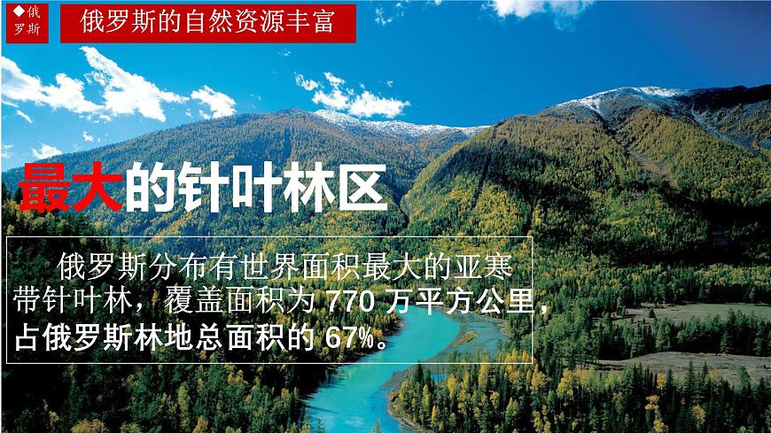 初中 地理 人教版（2024）七年级下册8.4 俄罗斯第二课时 课件第6页