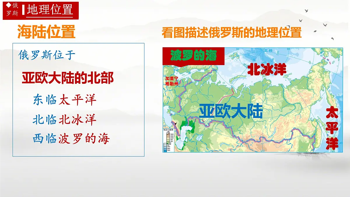 初中 地理 人教版（2024）七年级下册8.4 俄罗斯第一课时 课件第7页
