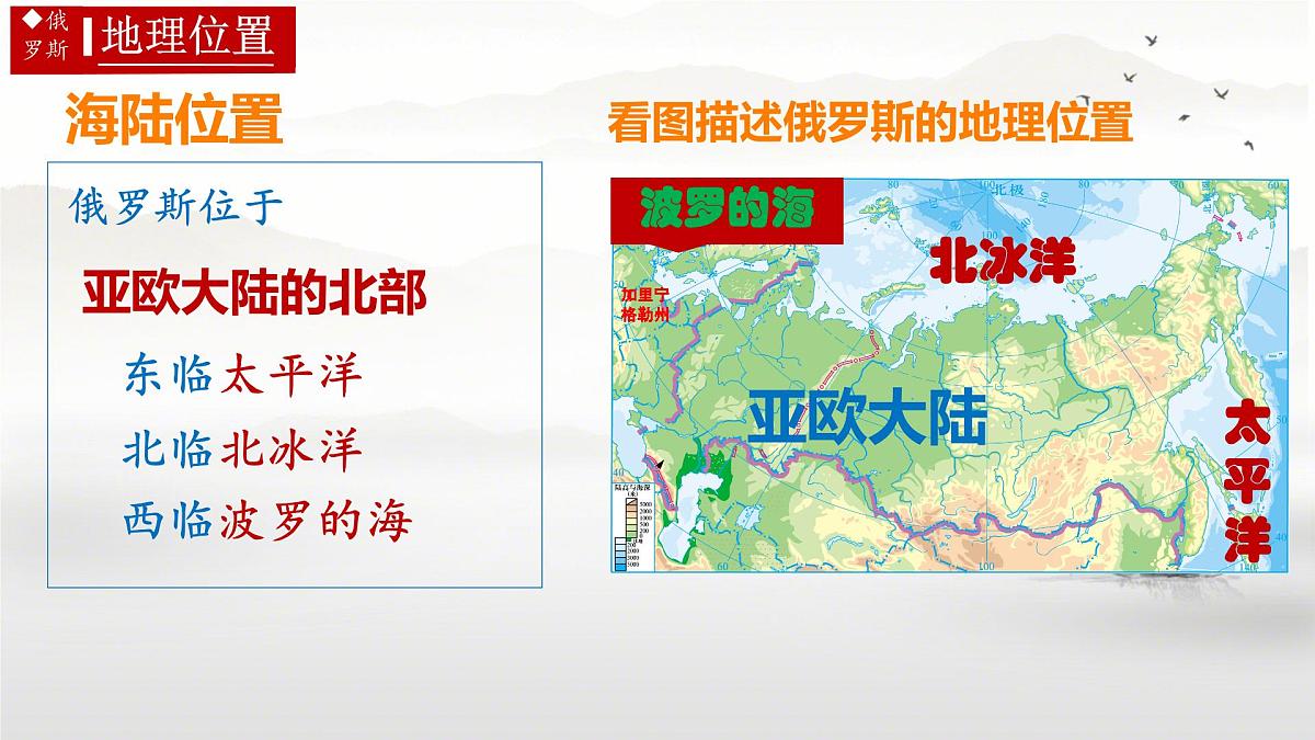 初中 地理 人教版（2024）七年级下册8.4 俄罗斯第一课时 课件第7页