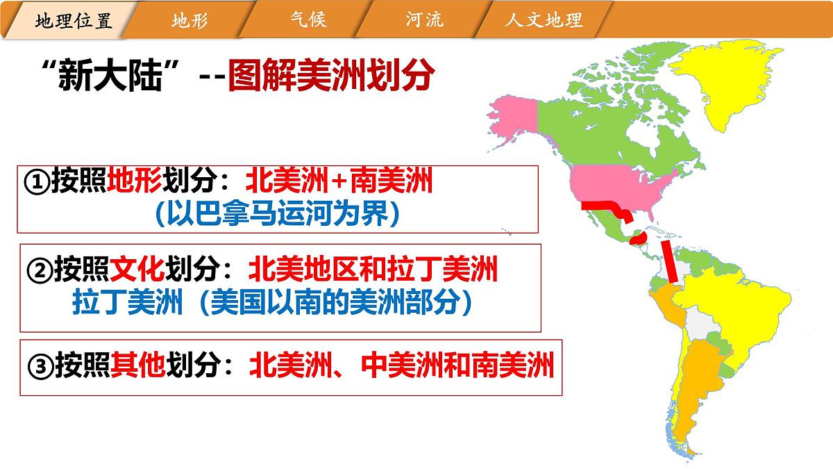 初中 地理 湘教版（2024）七年级下册7.3 美洲 课件第4页